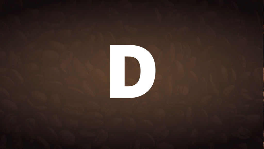 Koffiewoorden met een D